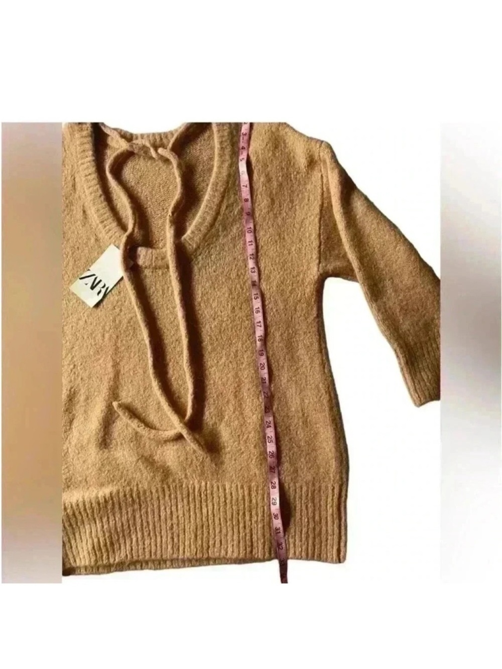 Zara
Zara Oversized Sweater Dress Soft Alpaca Blend Deep V-Neck Ribbed
Hem Cuffs - Picture 6 of 9